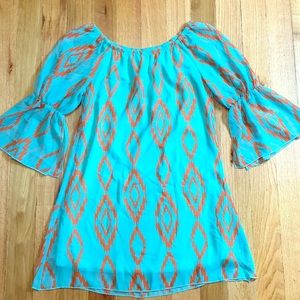 Aztec printed Easter dress